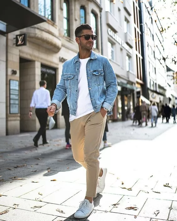 Calça chino neutra